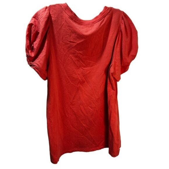 NEW Women's Classic-Fit Puff Short-Sleeve Crewneck‎ T-Shirt Large - Picture 2 of 5